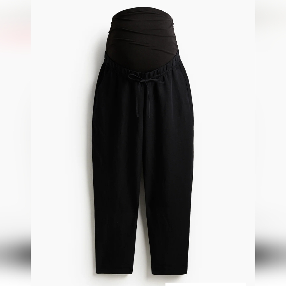 NWOT H&M Mama Linen Blend Pants Maternity